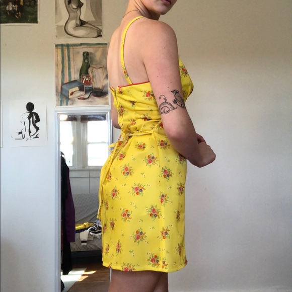 Vintage slip dress 60-70s - Picture 3 of 5